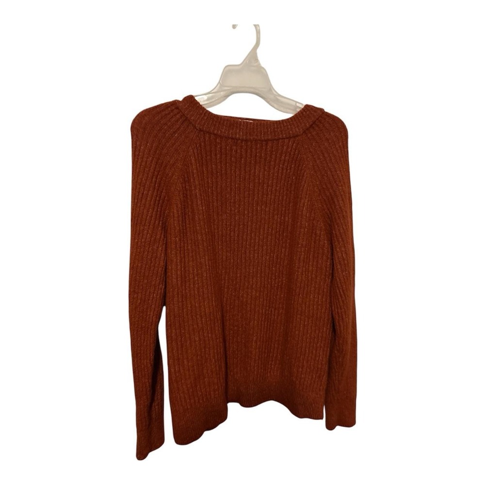 Vero moda orange ribbed knit sweater - Picture 2 of 2